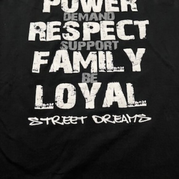 Street‎ Dreams T-Shirt Men’s 2XL Money Power Respect Graphic Black Short Sleeve - Picture 4 of 8